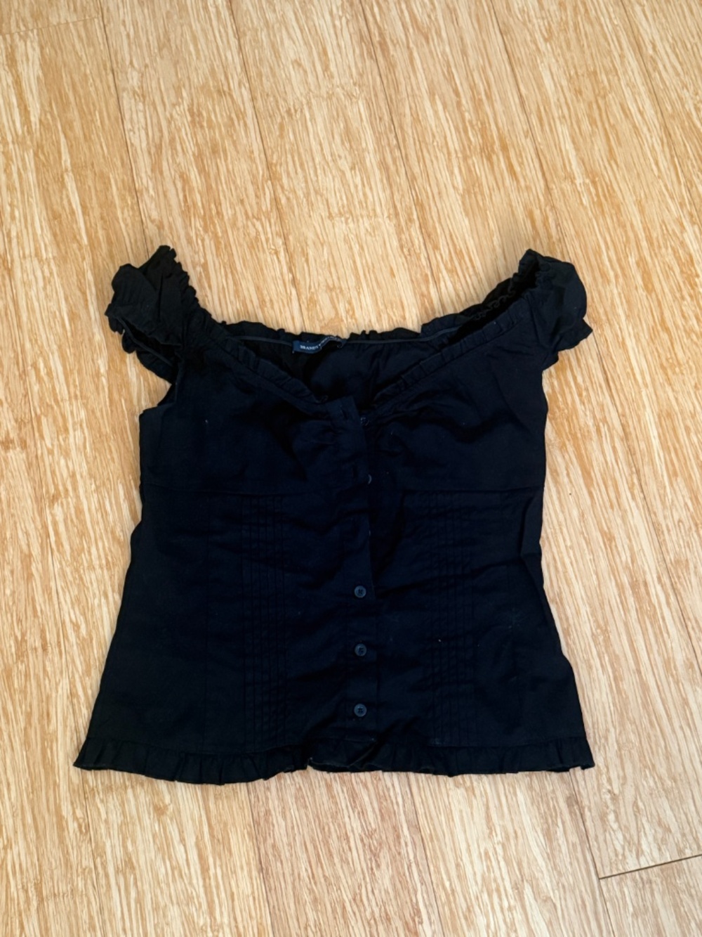 Brandy Melville Black Elena Top
